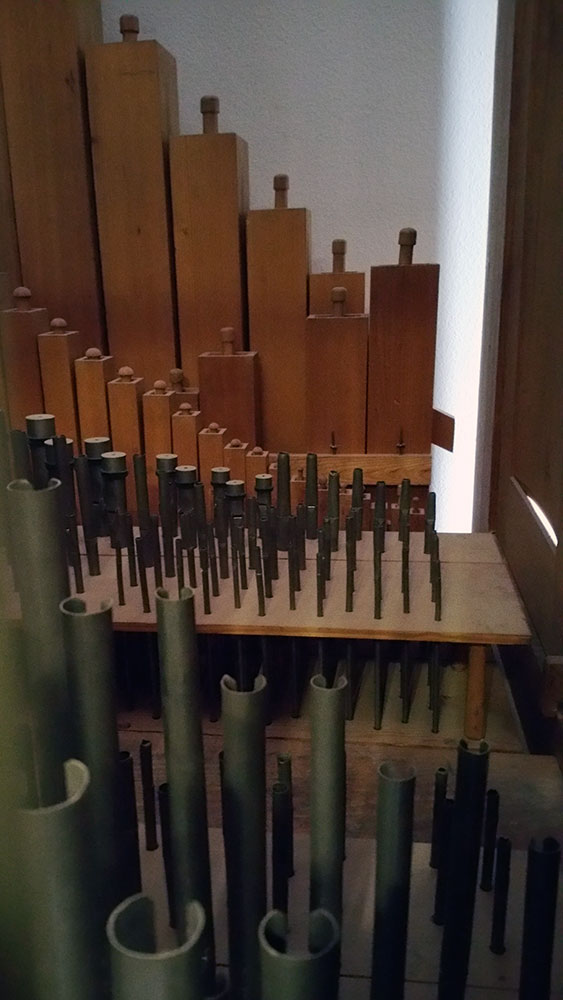 Pfeifen der Orgel Opus 870